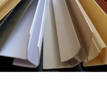 Profil PVC, terminație lambriu, G48, 6 mm x 3 m