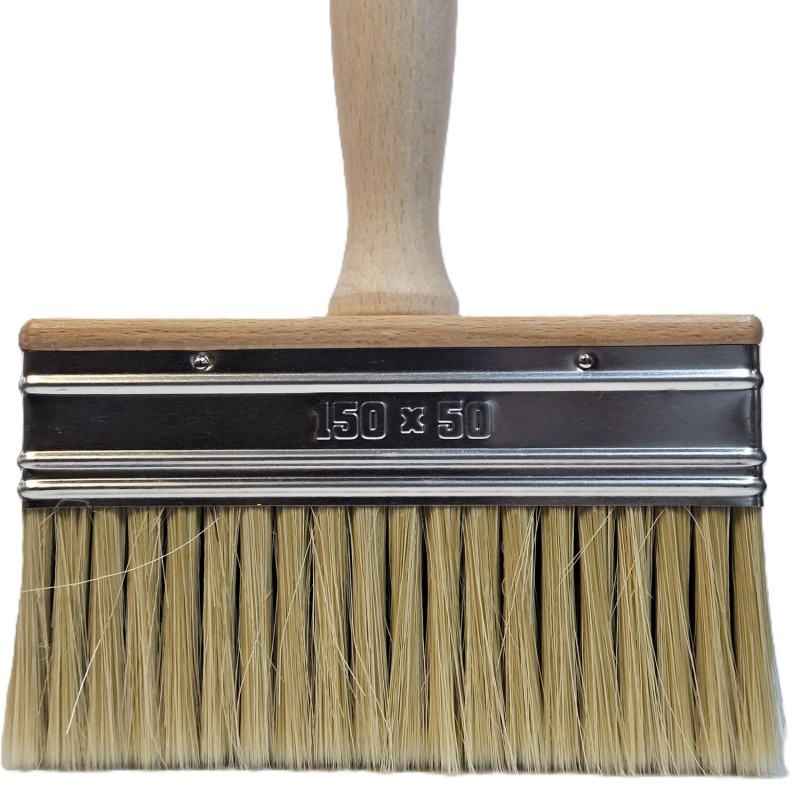 Bidinea fir sintetic, mâner lemn, LT09642 Lumytools, 150x50x55 mm 