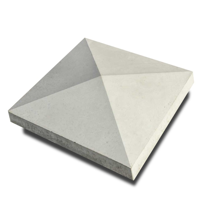 Capac stâlp beton, gri, 30x30 cm