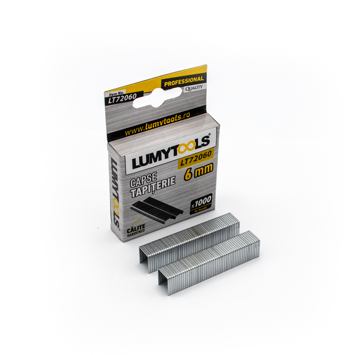 Capse tapițerie, LT 72060 Lumytools, 6 x1.2 mm