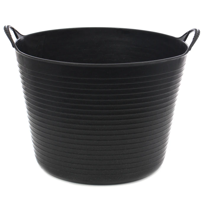 Găleată flexibilă LT06842 Lumytools, neagră cu mânere, 38 L