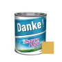 Vopsea alchidică pentru lemn / metal, email lucios, Danke! Uscare Rapidă, interior / exterior, galben muștar, 0.75L