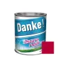 Vopsea alchidică pentru lemn / metal, email lucios, Danke! Uscare Rapidă, interior / exterior, roșu aprins, 0.75L