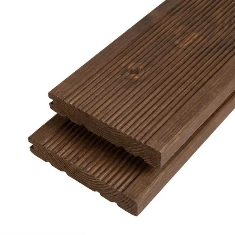 Decking lemn terasă pin, termotratat, 30x144x3985 mm, categoria AB, 2.29536 mp/pachet 