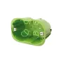 Doză aparataj gips carton, Gewiss, încastrată, 4 module, verde, 133 x 73 x 50.5 mm