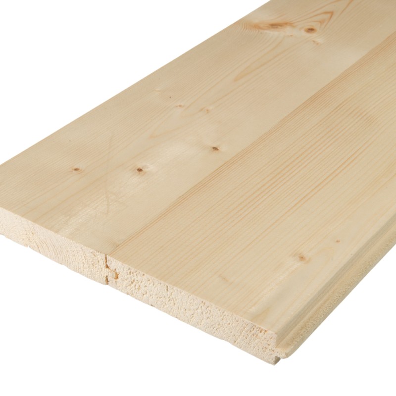 Dușumea lemn molid, 22.5 x121x3000 mm, calitatea AB, 1.452 mp/pachet