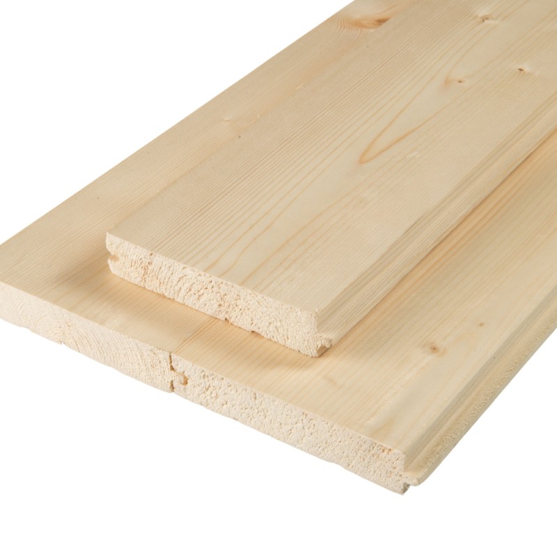 Dușumea lemn molid, 22.5 x121x3000 mm, calitatea AB, 1.452 mp/pachet