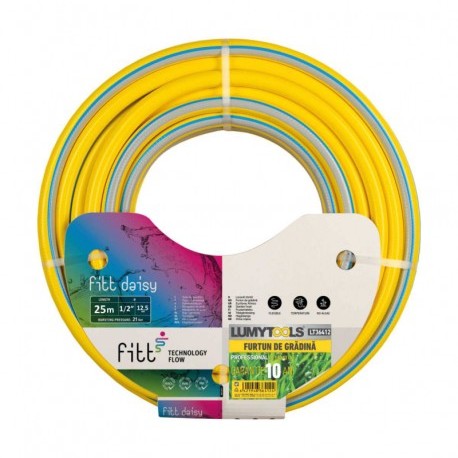Furtun apă profi armat, LT36412 Lumytools, 1/2" x 25 m