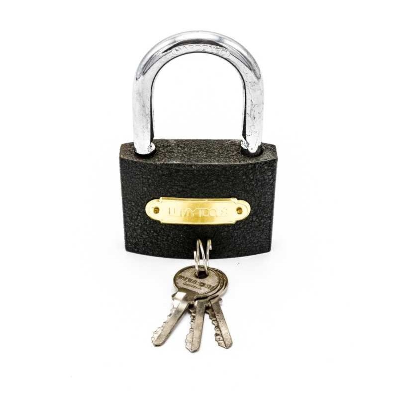 Lacăt finisaj gri metal, LT77054 Lumytools, 63 mm