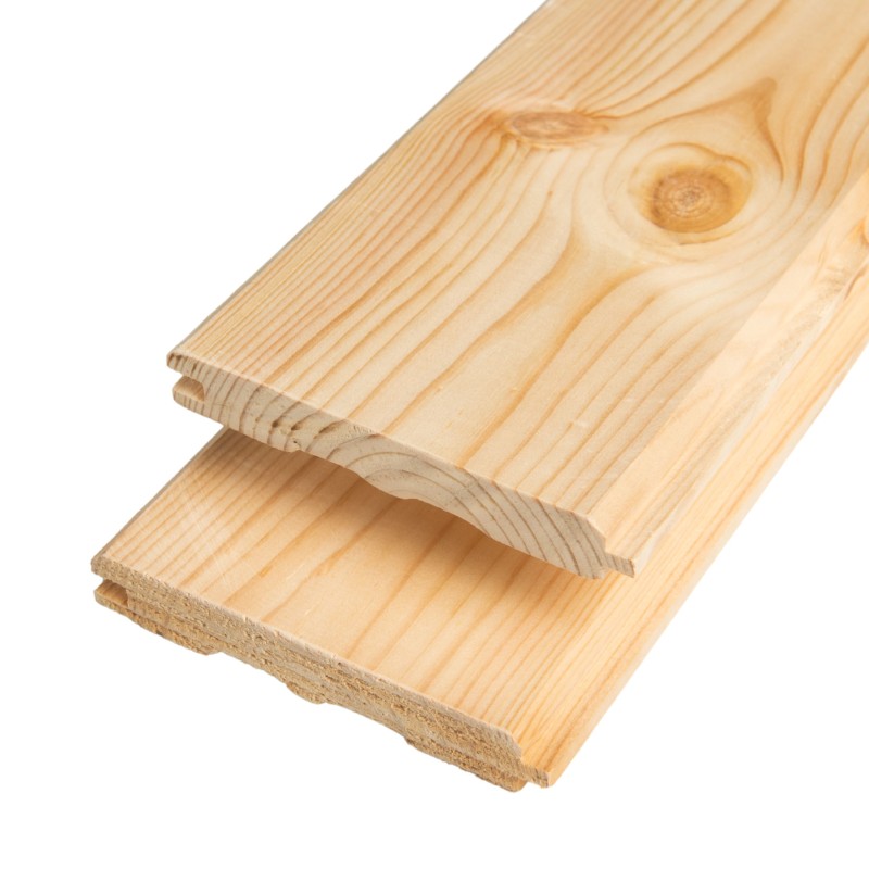 Lambriu lemn pin, 19x124x3000 mm, categoria AB, profil V, 1.86 mp/pachet