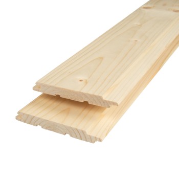 Lambriu lemn molid, 12.5x96x3000 mm, calitate AB, profil trapez, 2.88 mp/pachet