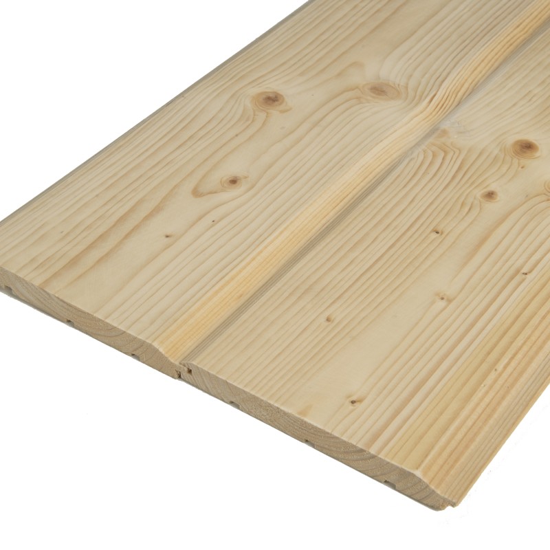 Lambriu lemn pin, 21x194x3000 mm, categoria AB, profil V, 1.746 mp/pachet