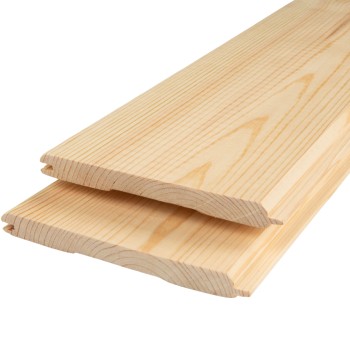 Lambriu lemn pin, 14x144x4000 mm, categoria AB, profil V, 4.032 mp/pachet