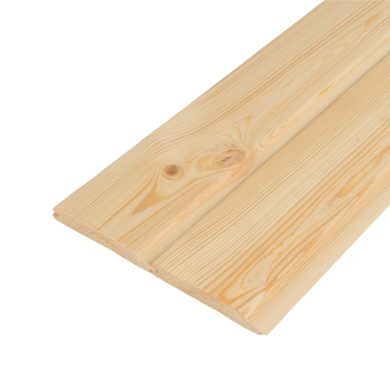 Lambriu lemn pin, 16x96x4000, categoria Standard, profil softline, 2.304 mp/pachet