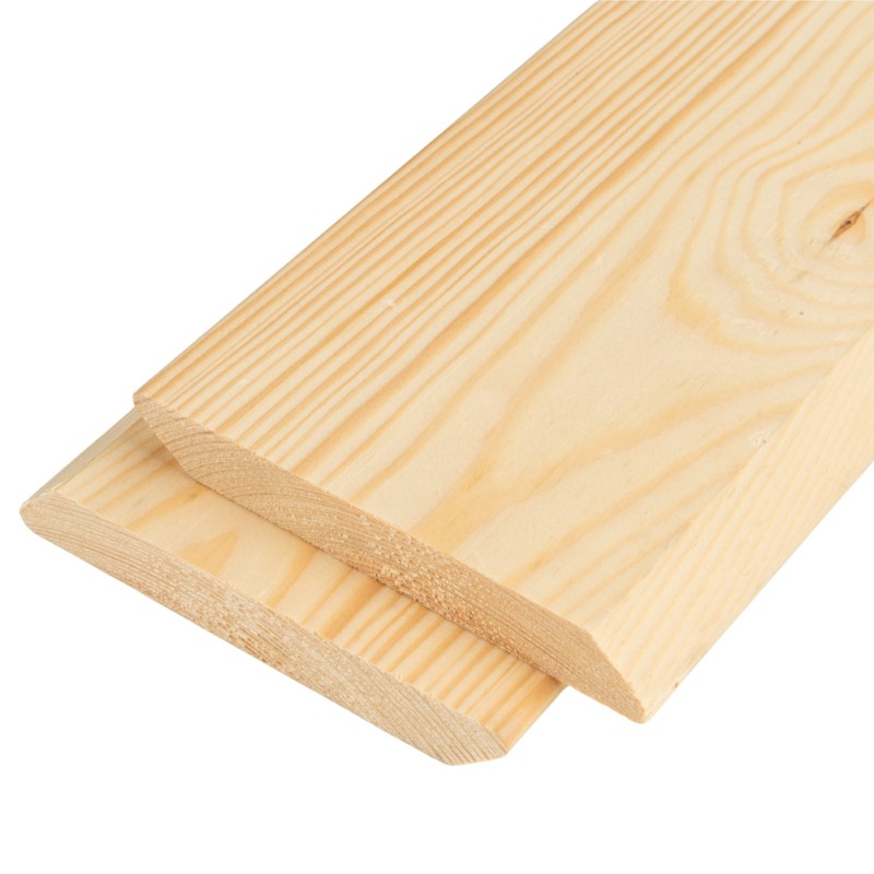 Lambriu lemn pin, 18x120x3000 mm, calitate AB, Rombus, 1.8 mp/pachet