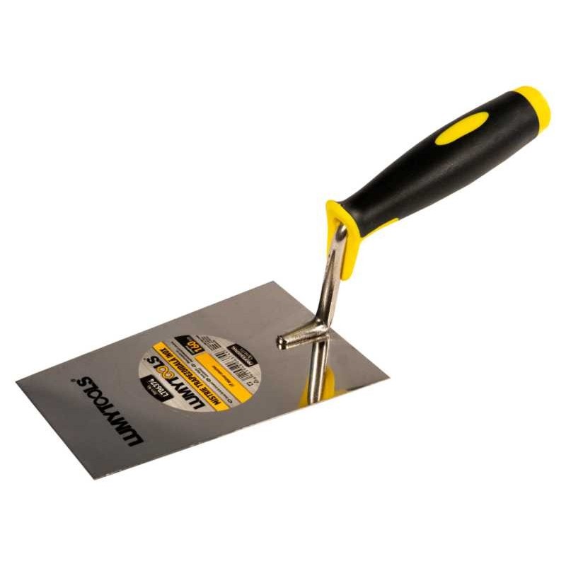 Mistrie trapezoidală oțel, mâner cauciucat, LT06374 Lumytools, 160 mm