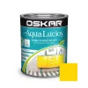 Vopsea email pentru lemn/ metal, Oskar Aqua Lucios, pe bază de apă, interior/ exterior, galben impuls, 0.6 L
