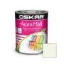 Vopsea pentru lemn/ metal, Oskar Aqua Matt, interior/ exterior, pe bază de apă, alb murdar vintage, 0.6 L