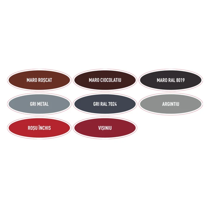 Vopsea alchidică Oskar Direct pe acoperiș, exterior, gri metal, 0.75 L