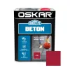 Vopsea alchidică Oskar Direct pe beton, interior/ exterior, roșu, 2.5 L