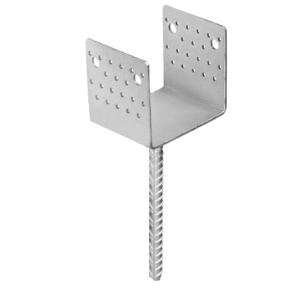 Papuc reazem metalic, cu picior, oțel zincat, 140x100x60x4 mm