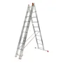 Scară aluminiu extensibilă, 10 trepte x 3 tronsoane