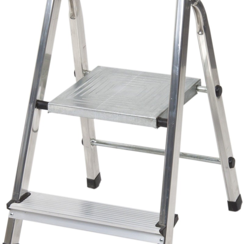 Scară aluminiu, ML402x, 2 trepte late 