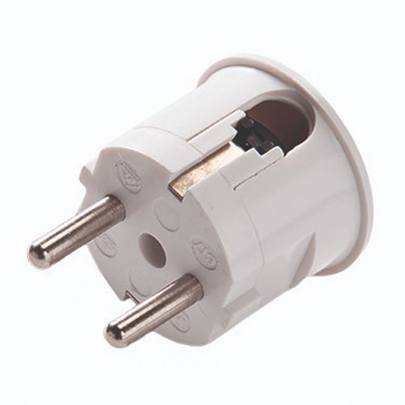 Ștecher schuko, Kaiser, 16A, alb