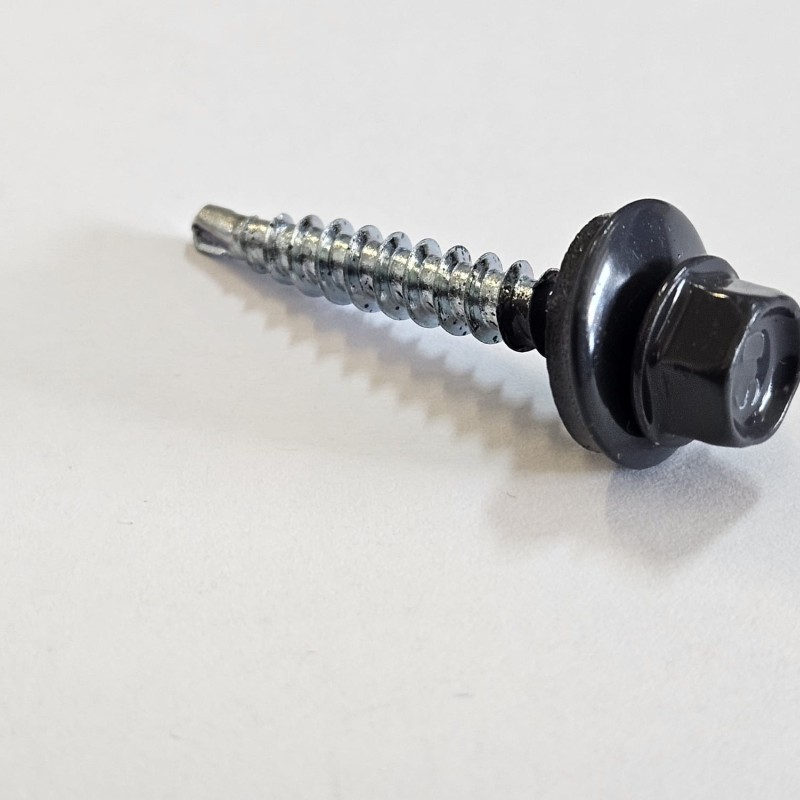 Șurub autoforant pentru tablă, 4.8x35 mm, RAL 7016 (gri antracit ), 250 bucăți