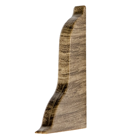 Terminație dreaptă plintă parchet, 484 stejar cenușiu, Korner, 26x52 mm